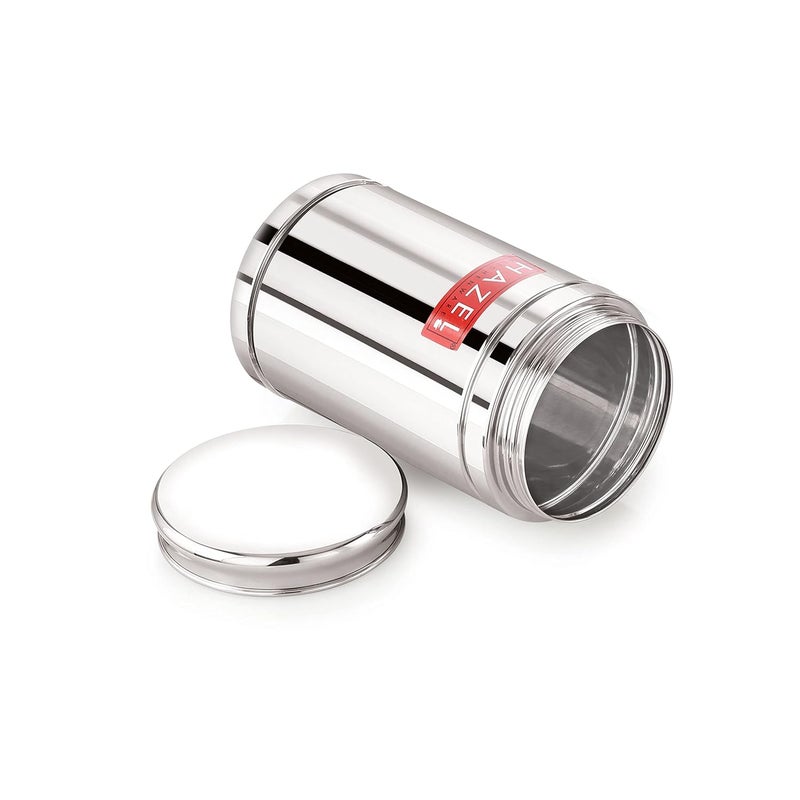 Hazel HAZEL Stainless Steel Container Set | 800 ml Steel Container for Kitchen Storage Set | Air Tight Containers for Kitchen Storage | Ideal for Storing Rice, Cereal, Pulse, Snacks, Set of 12  - Image 5
