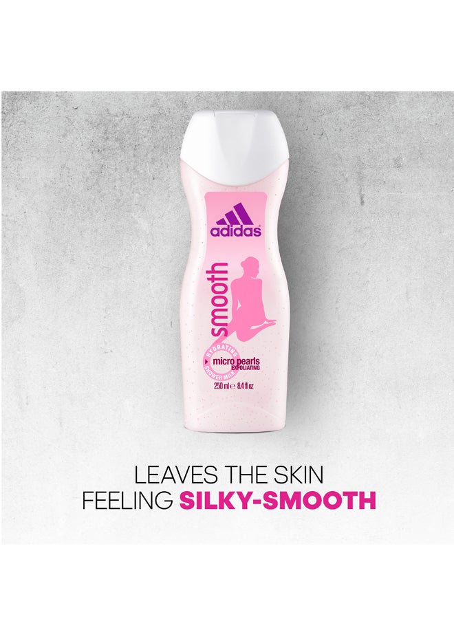 Adidas Smooth Shower Gel 250ml - Image 4
