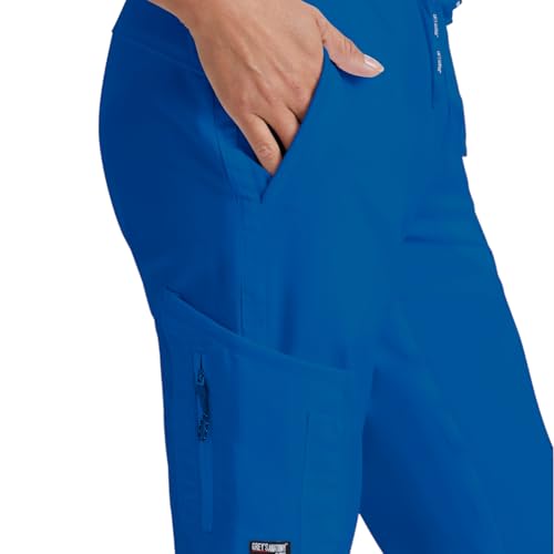 BARCO Grey’s Anatomy Classic Kira Scrub Jogger for Women – New Royal, 5-Pocket Yoga Style Mid-Rise Pants with Natural Stretch, Soil Release Fabric, and Super-Soft Finish – Large, Regular Fit - Image 5