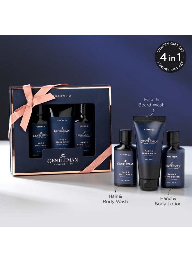 Kimirica Gentlemen Bath Care Trio Gift Set For Men's |Premium Gift Set For Husband & Boyfriend Set of 3 - Image 4