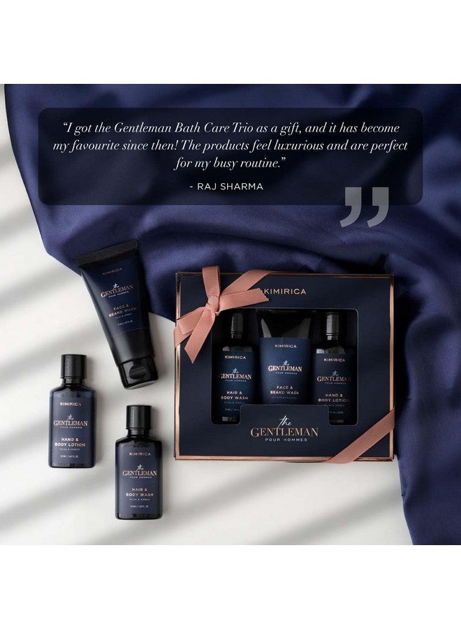 Kimirica Gentlemen Bath Care Trio Gift Set For Men's |Premium Gift Set For Husband & Boyfriend Set of 3 - Image 5