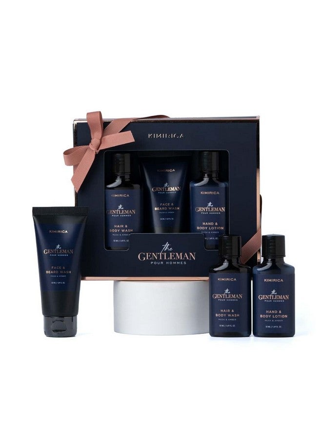 Kimirica Gentlemen Bath Care Trio Gift Set For Men's |Premium Gift Set For Husband & Boyfriend Set of 3 - Image 1