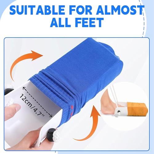 JFMkaer Sock Aids for Putting On Socks Kit - (Sock Helper + 35 Inch Dressing Stick with Sock Remover & Shoe Horn) - Flexible Sock Assistant Device for Seniors & Limited Mobility No Bending - Image 5