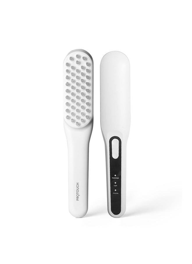 ProTouch - PROTOUCH LED Hair Therapy Comb with Red & Blue LED light scalp treatment & Vibration massage | Hair Fall control | Scalp Massage | Portable & Detangling | For Men & Women | All Hair Type - Image 1