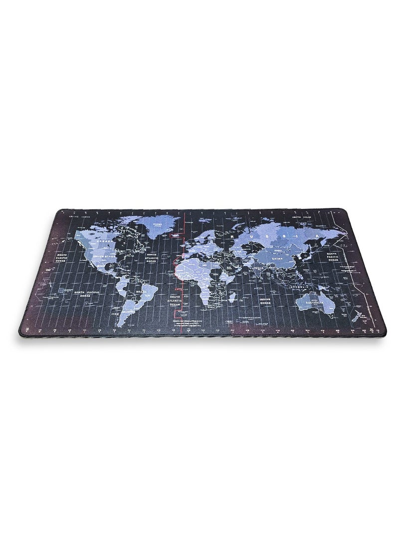Large Mouse Pad, World Map Design (90cm x 40cm x 2mm), HD Print Pattern Desk Mat, Extended Mouse Pad and Keyboard Mouse Pads, Waterproof Fabric Surface Mouse Pads for Office, Anti-Slip Rubber Base - Image 3