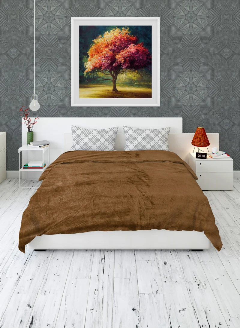 PARAJOHN Flannel Fleece Blanket Double (200x230) For All Season, Fluffy Blanket Warm Bed Throws For Sofa & Bed, Comfortable And Soft Double Flannel Fleece Blanket