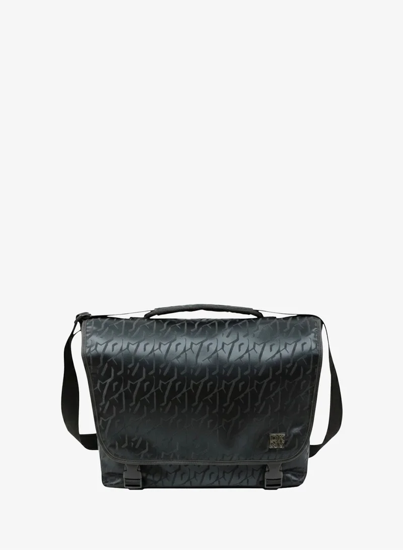 DKNY  DKNY Men's Crossbody Messenger Bag with Embossed Logo and Adjustable Strap – Black (DKNY-5160) for Women | Best Price UAE