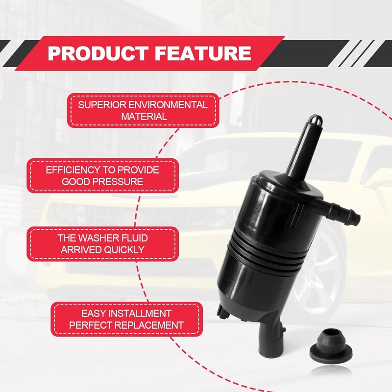 RBOKO Windshield Washer Pump for Chevrolet and GMC - Image 4