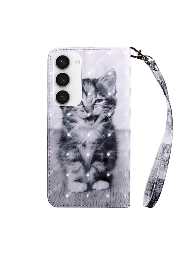 erorex Case For Samsung Galaxy S23 5G 3D Painted Leather Phone Case - Image 3