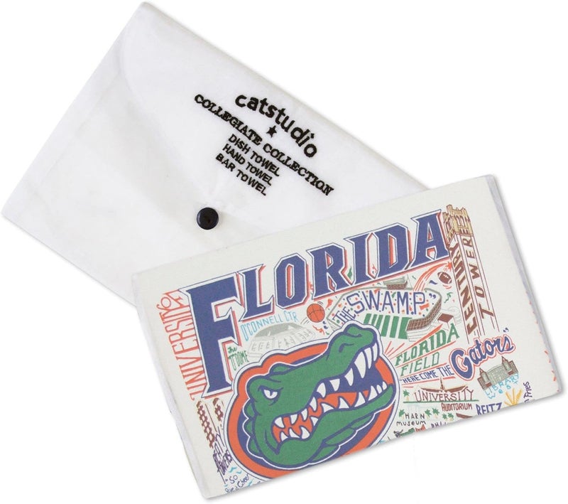 Catstudio Dish Towel, University of Florida Gators Hand Towel - Collegiate Kitchen and Tea Towels for UF Fans - Perfect Graduation Gift, Gift for Students, Parents and Alums - Image 2