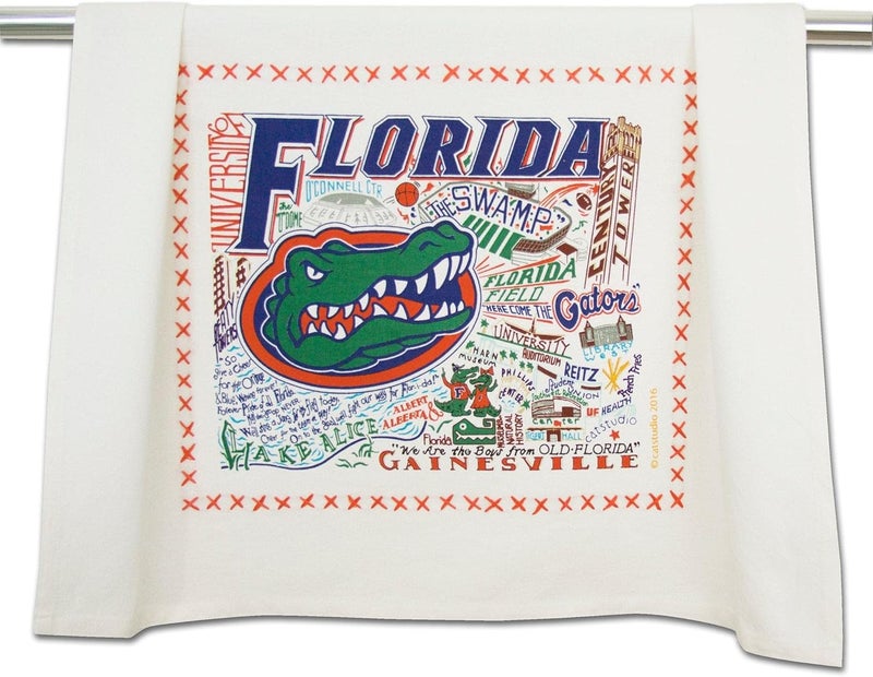 Catstudio Dish Towel, University of Florida Gators Hand Towel - Collegiate Kitchen and Tea Towels for UF Fans - Perfect Graduation Gift, Gift for Students, Parents and Alums - Image 1