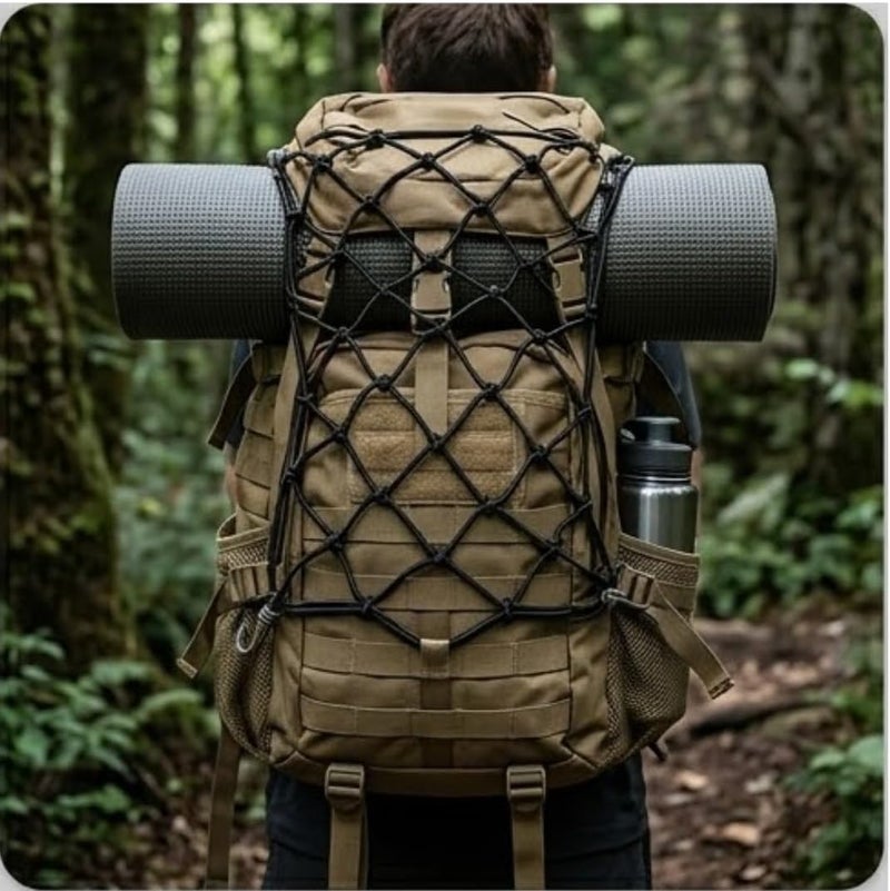 Hasanat Essentials Heavy-Duty Bungee Net Cargo Organizer for Bicycles and Motorcycles - Image 4