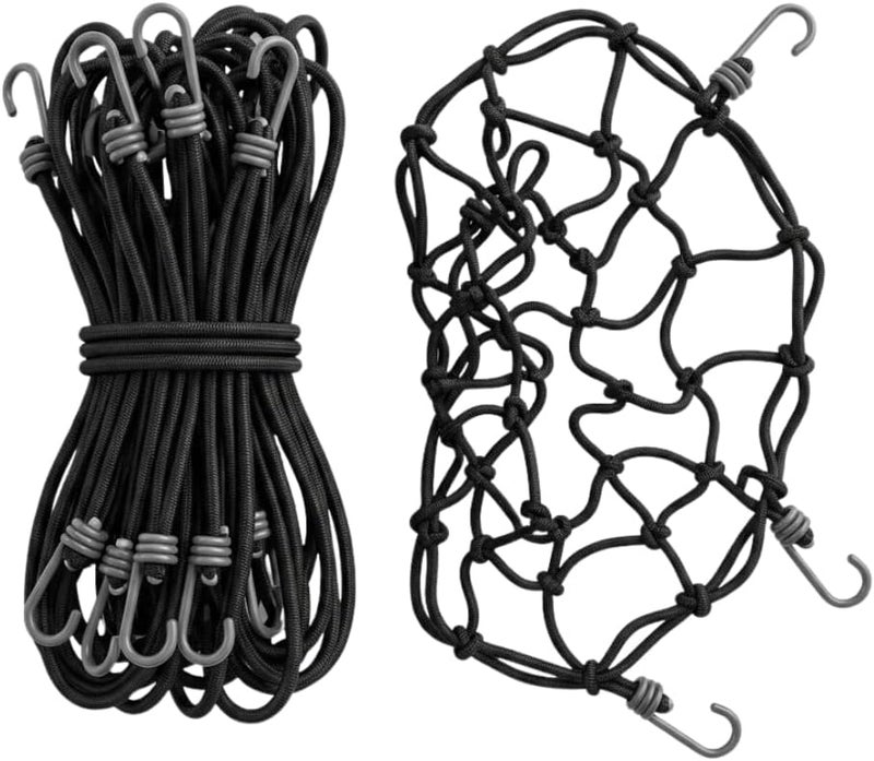 Hasanat Essentials Heavy-Duty Bungee Net Cargo Organizer for Bicycles and Motorcycles - Image 1