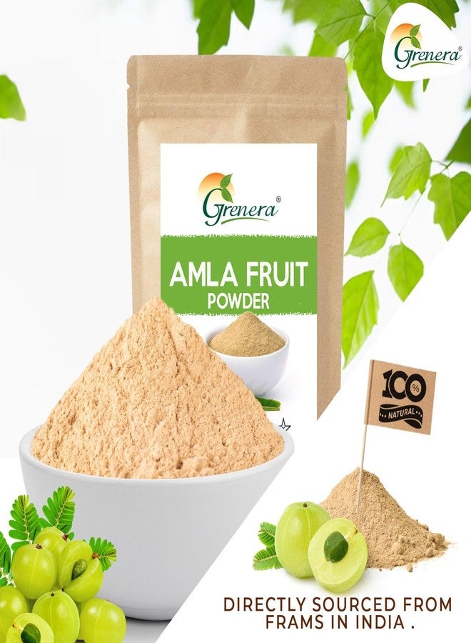 Grenera Amla powder 1kg for drinking and eating (Emblica Officinalis, Indian Gooseberry) | For Skin, Hair Growth | Rich in Vitamin C | For Hair, Skin & Wellness | No Additives, No Preservatives - Image 4