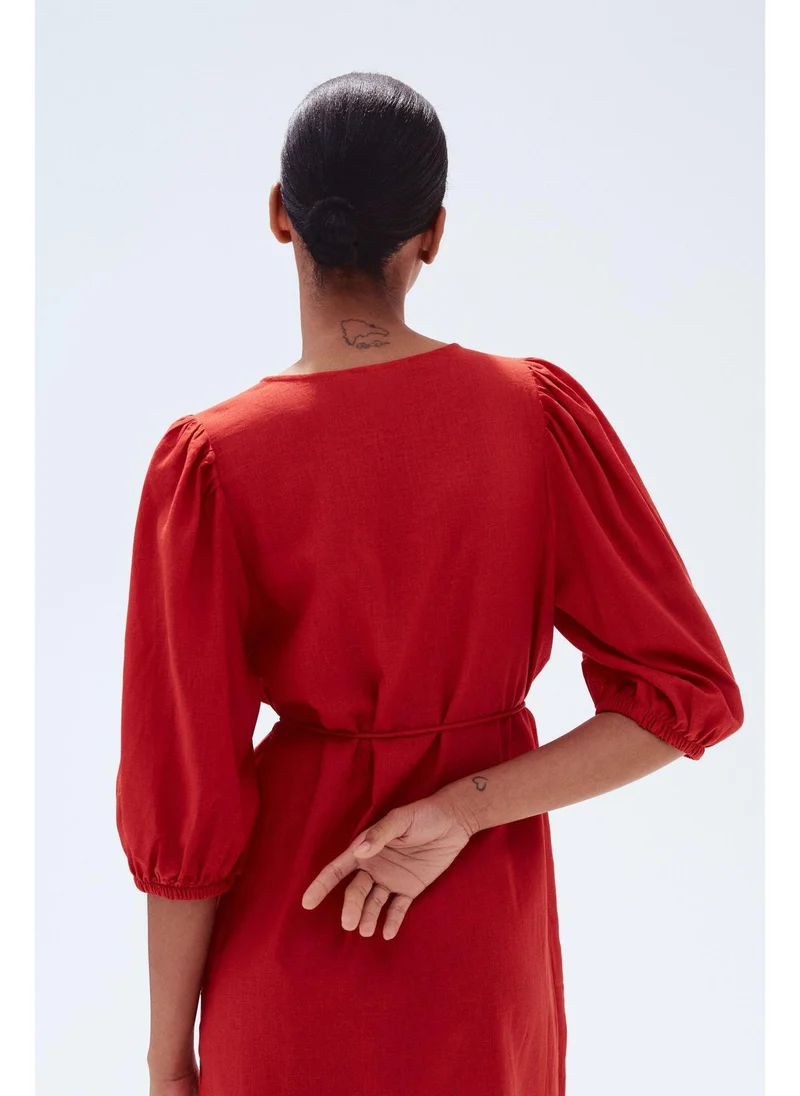 H&M Linen-blend dress