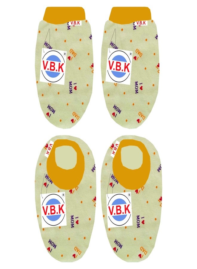 V.B.K طقم ملابس أطفال حديثي الولادة من VBK®، بنين وبنات، مناسب كهدية، مقاس 0-3 أشهر، مصنوع من قماش قطني ناعم وجوارب قطنية خالصة. (عبوة من 8 قطع) - Image 5