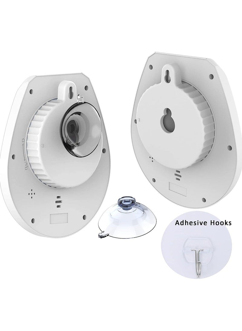 Digital Wall Waterproof Clock Timer, Bathroom Shower Kitchen Wall Clock with Alarm and Big LCD, Suction Cup Hanging Hole Countdown Timer - Image 4