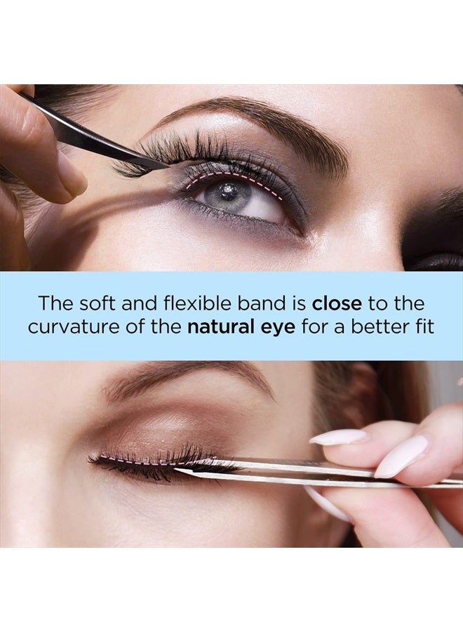 BEPHOLAN Eyelashes Natural Look False Lashes - Bepholan Fake Eyelashes 5D Super Fluffy False Eyelashes Clear Band Wispy Lashes 3-Pack Faux Mink Lashes,XMZ92 - Image 3