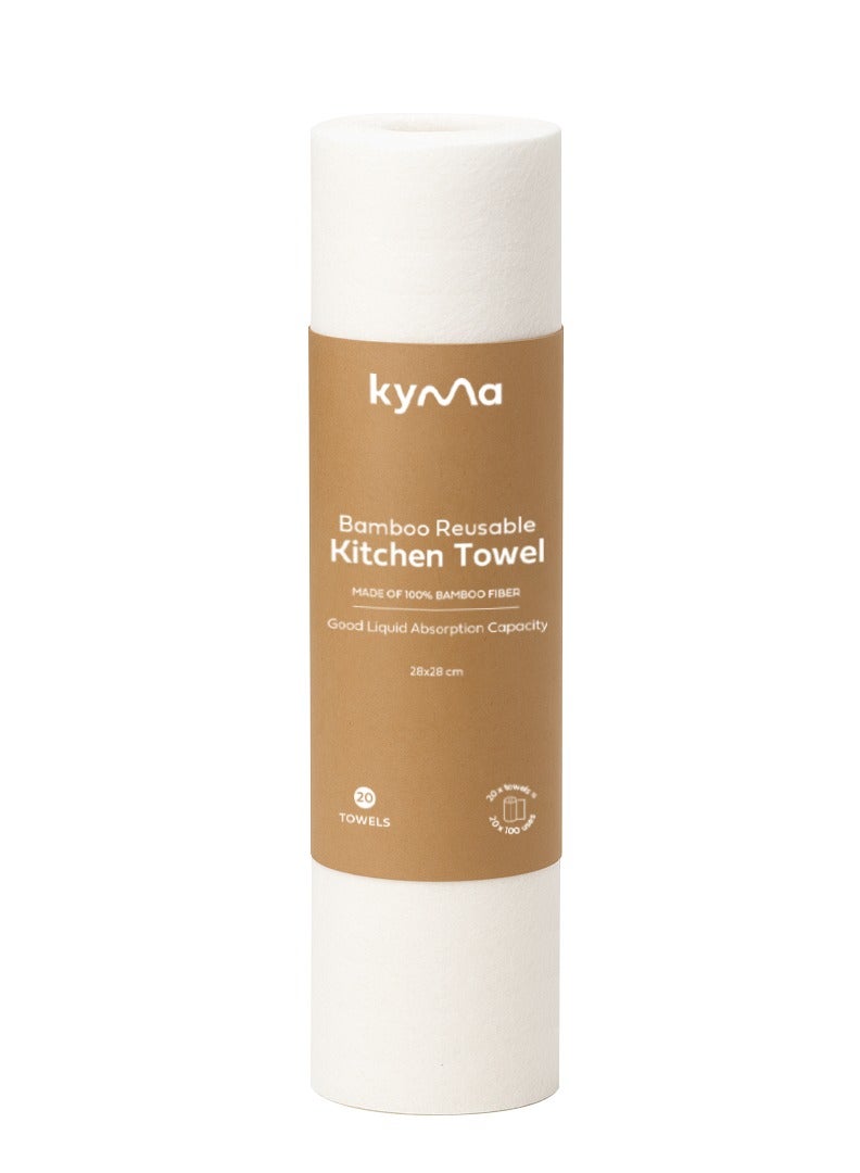 kyma Reusable Bamboo Kitchen Towels - Image 1