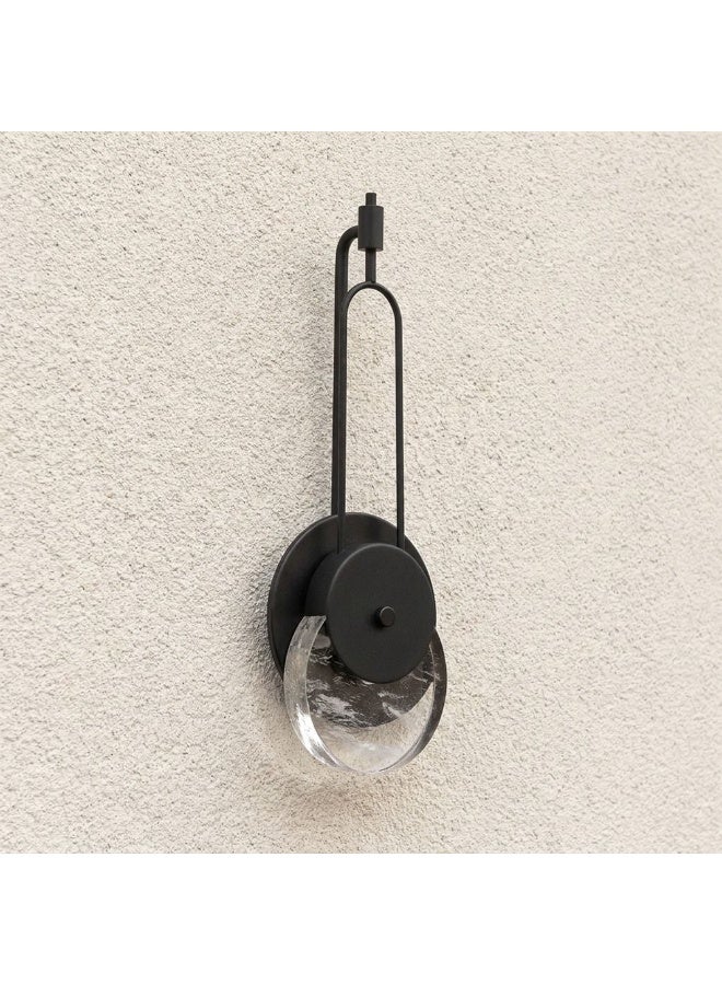DANUBE HOME Black LED Wall Lamp for Modern Spaces - Image 1