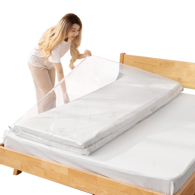 MATTRESS VACUUM BAG 945X472 IN SPACE SAVER VACUUM STORAGE BAGS OVERSIZED VACUUM BAGS TWIN MATTRESS VACUUM BAG KING MATTRESS BAG VACUUM SEALER BAG FOR MEMORY FOAM MATTRESS MOVING SHIPPING STORAGE