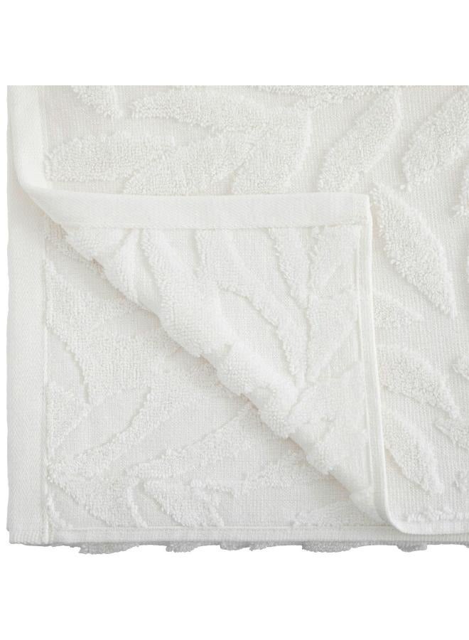 لوفت منشفة، مجموعة من قطعتين، الطول 30 × العرض 0.5 × الارتفاع 50 سم، أبيض، قطن - 194376Z - Image 1