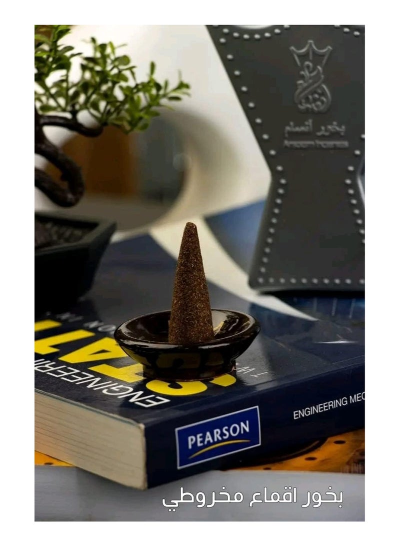 2 علبة من البخور الهرمي من أنسام - 15 مخروط داخل كل علبة ( أنفاس العنبر ) - Image 3