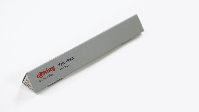 Rotring قلم روتينج متعدد الوظائف، أربعة في واحد، قلم رصاص ميكانيكي 0.5 مم مع قلم حبر كروي باللون الأسود/الأحمر/الأزرق في عبوة مثلث (502-700F) - Image 3