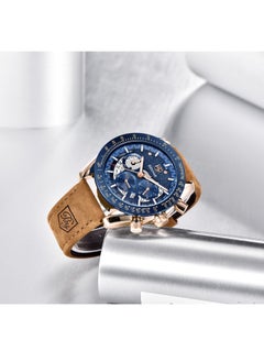 BENYAR Watches for Men Quartz Watch Leather Waterproof Chronograph Watch 5120  - Image 5