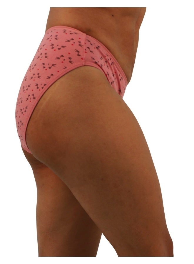 JOANNA JOANNA D105 Women's Multiple Design Mid Rise 6-Pack Panties, Multicolor  - Image 3