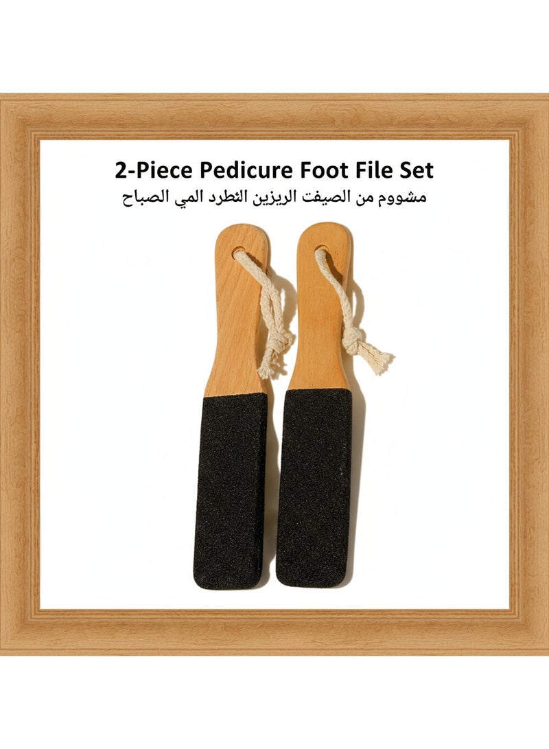 Ucanbe 2-Piece Foot Scrubber & Pedicure Foot File Set – Pumice Stone and Callus Remover for Cracked Heels, Dead Skin, and Corns | Professional Foot Care Tools Kit for Men & Women - Image 1