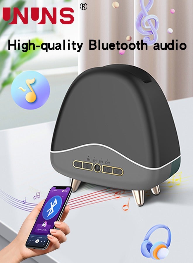 UNUNS Flame Aroma Diffuser,300ML Colorful Air Humidifier With Remote Control And Night Light,Bluetooth Functionality,Timing Design,USB Charging,For Home Office Bedroom - Image 2