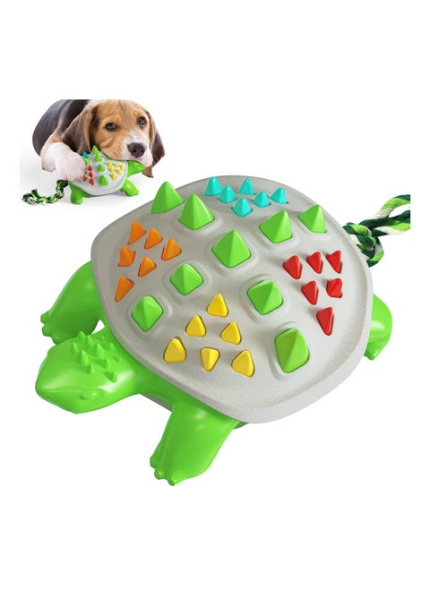 KASTWAVE Dog Toothbrush Stick - Dental Chew Toy for Small, Medium, and Large Dogs, Rubber Squeaky Toy for Aggressive Chewers, Ideal for Interactive Training and Teeth Cleaning.