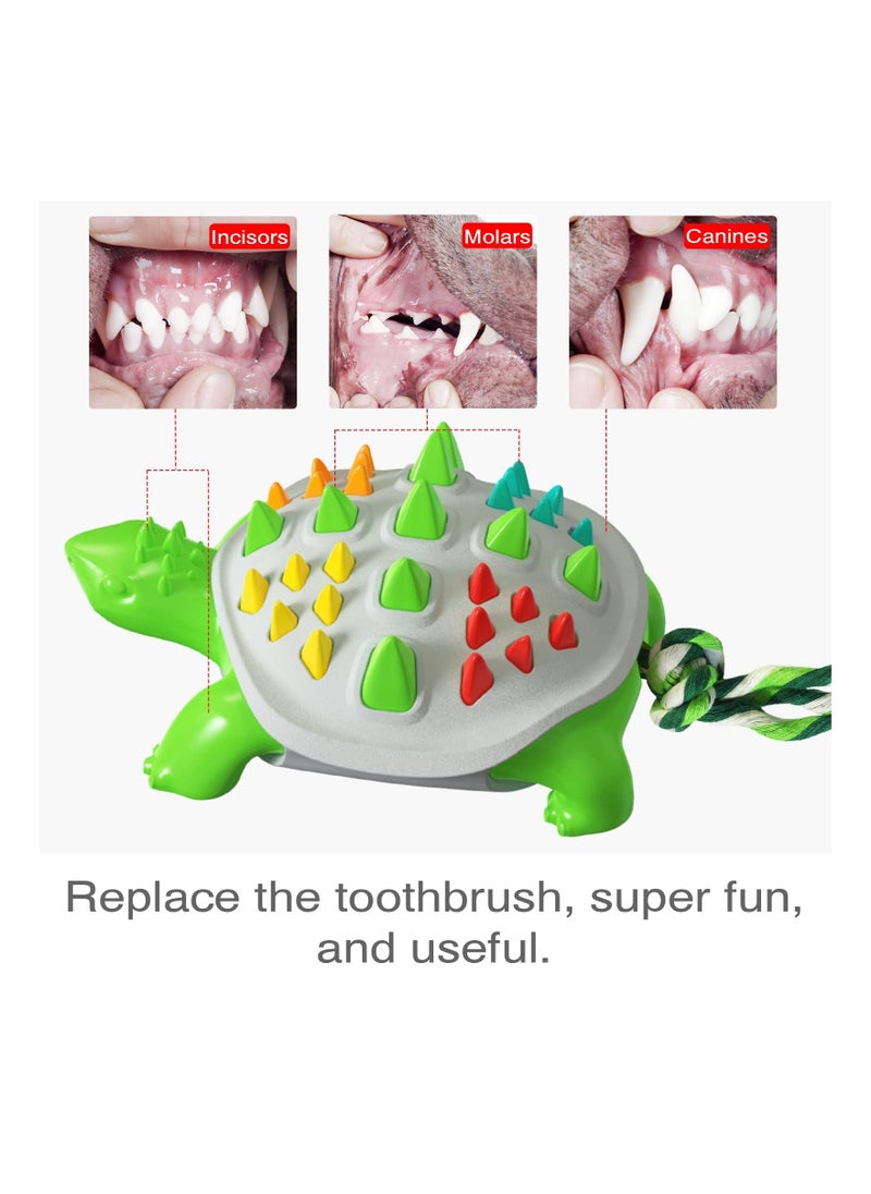 null - KASTWAVE Dog Toothbrush Stick - Dental Chew Toy for Small, Medium, and Large Dogs, Rubber Squeaky Toy for Aggressive Chewers, Ideal for Interactive Training and Teeth Cleaning. - Image 1