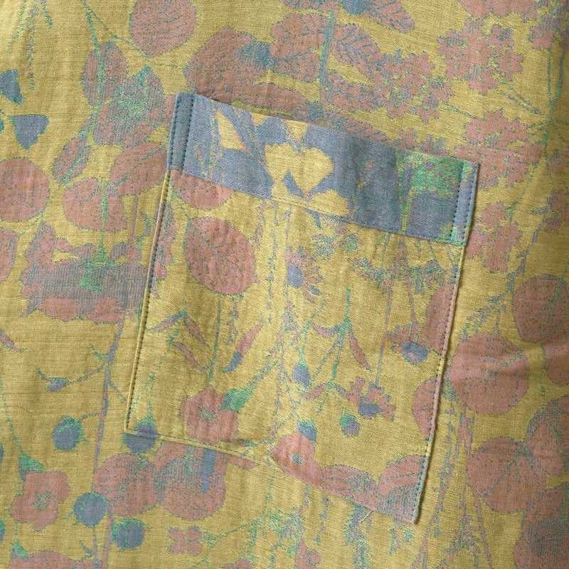 Kimono Robe 100% Cotton Gauze Botanical Floral - Image 5