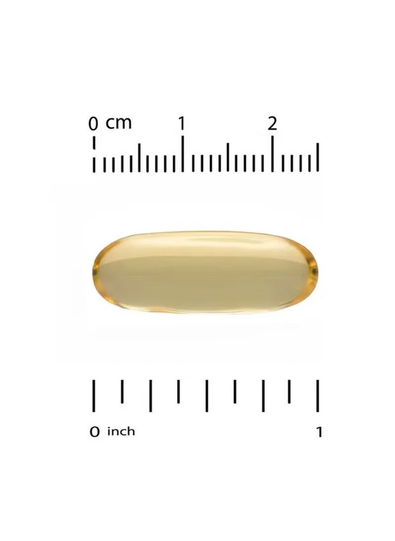 Omega Premium Omega-3 Fish Oil Concentrated Formula with EPA and DHA for Optimal Lipid Profile and Immune Support - Gluten-Free, 100 Fish Gelatin Softgels  - Image 3