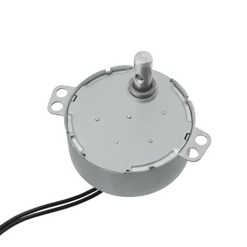 ZVKV Permanent Magnet Synchronous Motor AC 220V 50/60Hz 20-24 RPM Plastic Gear Synchronous Motor for Display Rack, Shaking Stand, PTZ Support (20-24 RPM) - Image 1