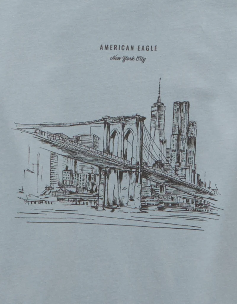American Eagle  AE Logo Graphic T-Shirt for Men | Best Price UAE