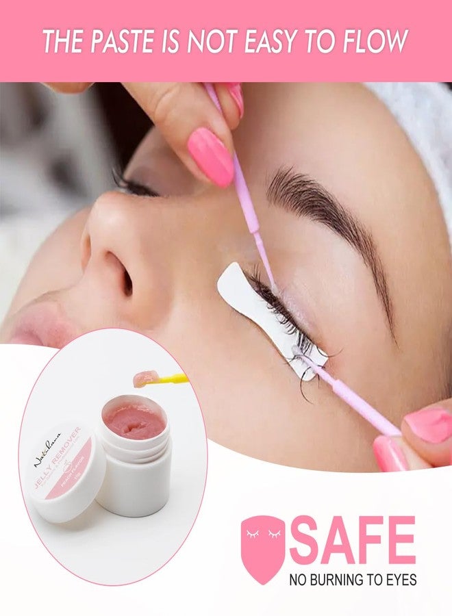 Natuhana Cream Lash Remover for Eyelash Extensions Dissolves Powerful for Lashes Glue Remover Low Irritation for Sensitive Skin 10g - Image 3