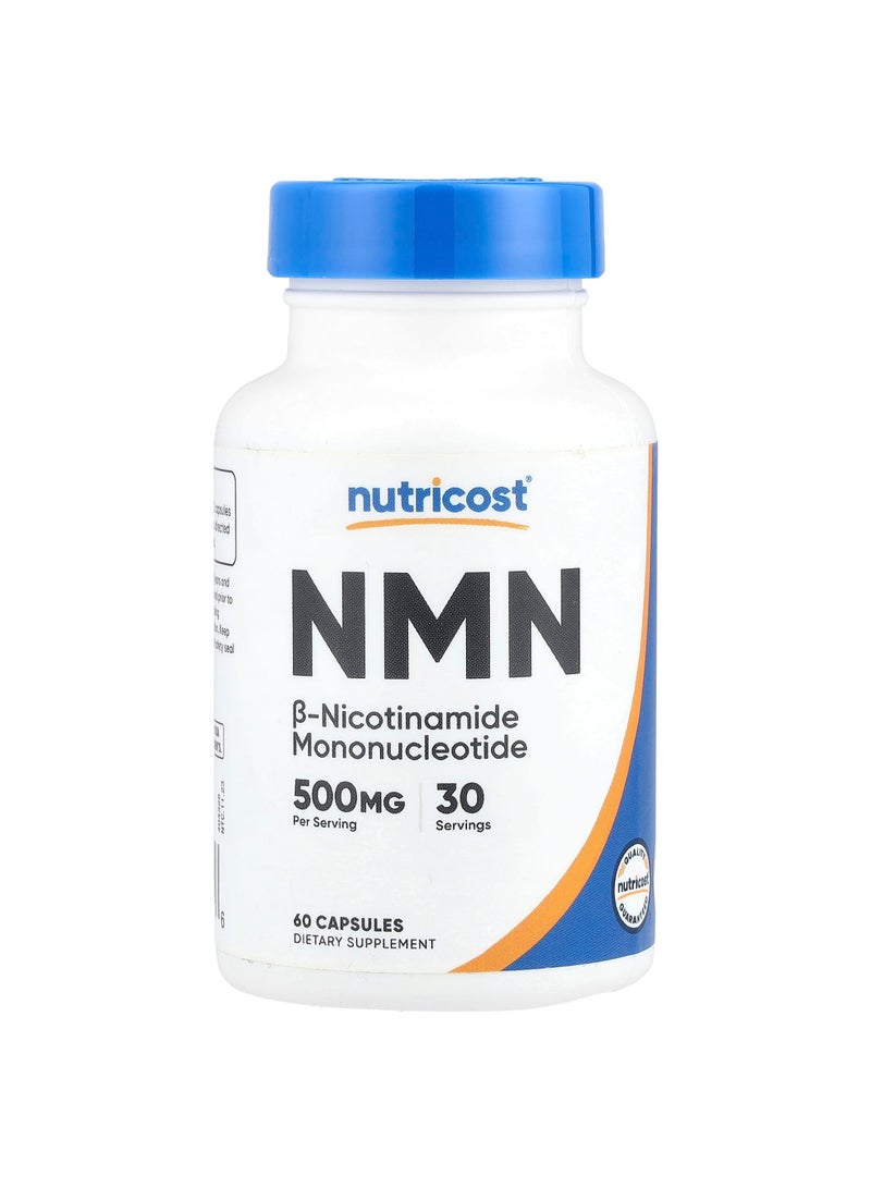 Nutricost NMN, 60 Capsules (250 mg per Capsule)