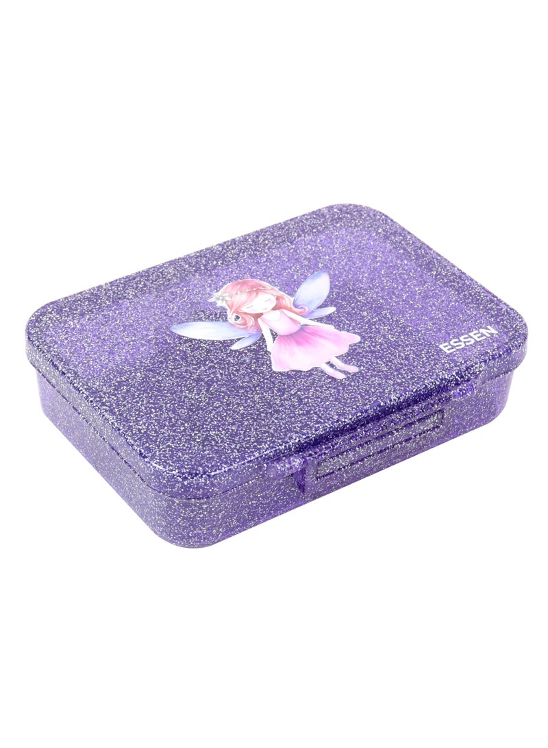 ESSEN Tritan Bento Lunch Box for Kids Girls - Purple Glitter - Image 2
