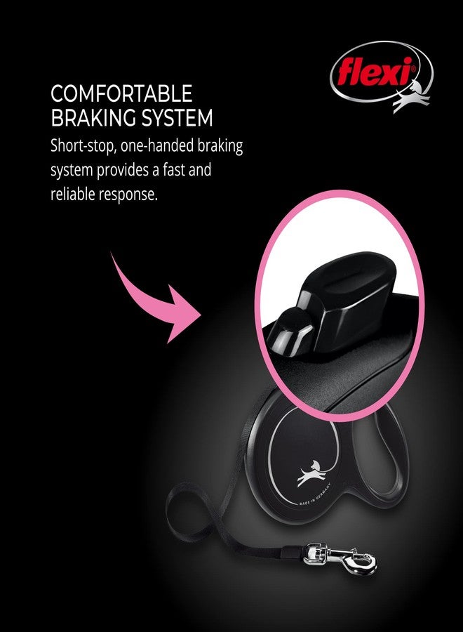 Flexi New Classic Retractable Dog Leash (Cord), 16 ft, Medium, Pink - Image 4