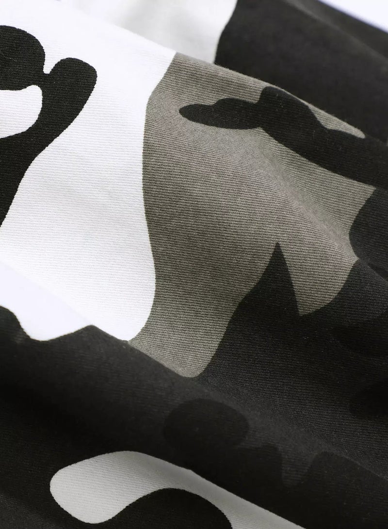 Boys Camo Print Tapered Pants - Image 3