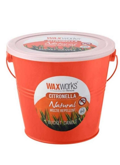 Metal Bucket Citronella Candle 60 Hours 2 L