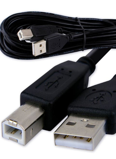 Aptek USB 2.0 Cable A Male to B Male 1.5 meter Black, DC-A2BM15