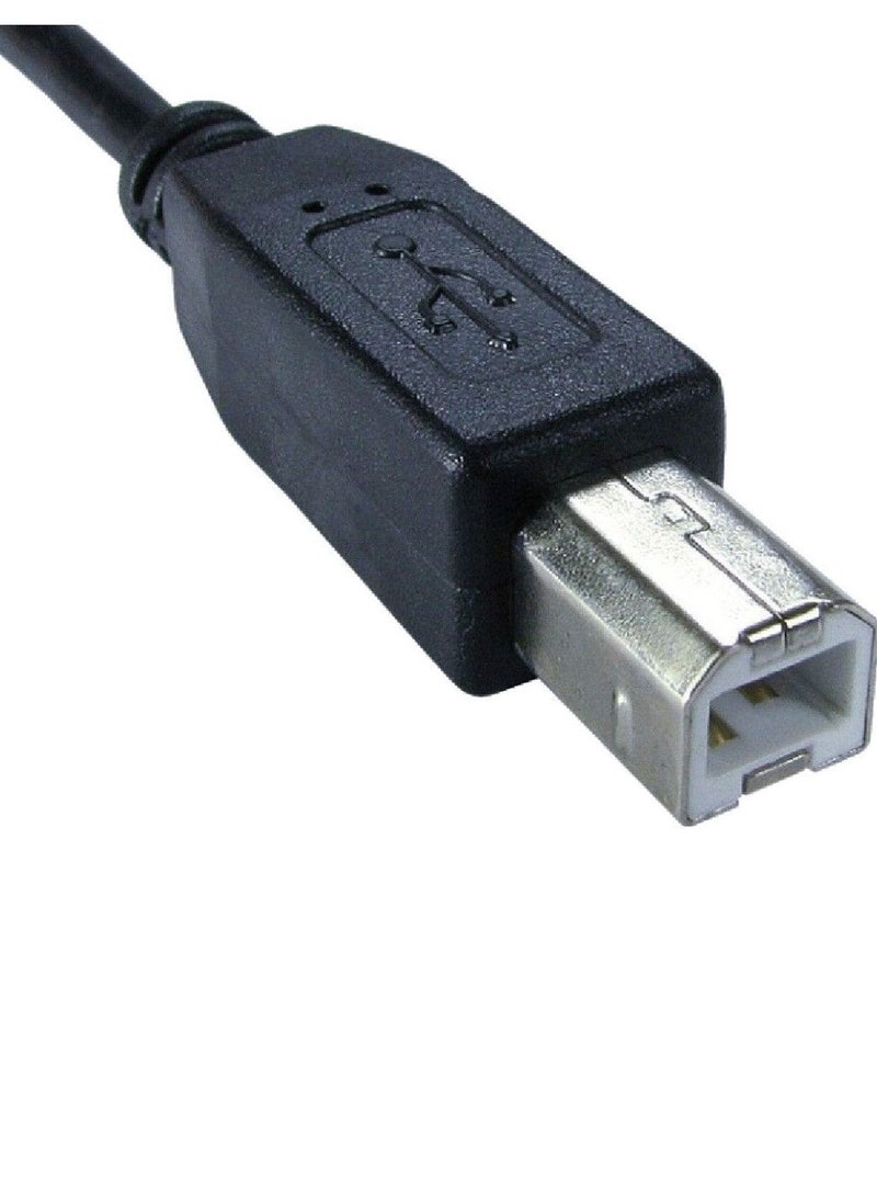 Aptek USB 2.0 Cable A Male to B Male 1.5 meter Black, DC-A2BM15