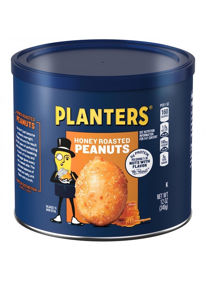 Planters Honey Roasted Peanuts (12 Oz Jars) - Image 1