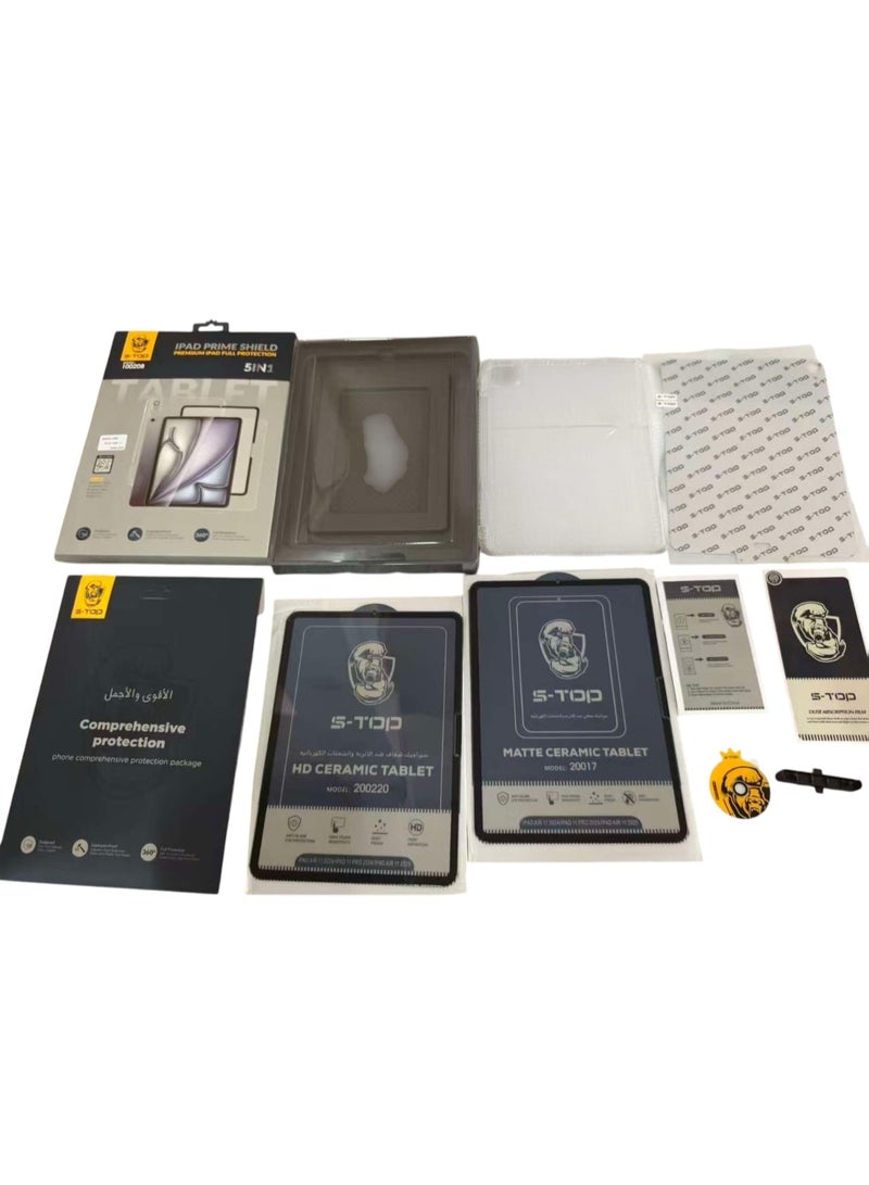 S-TOP 5-in-1 Protection Package Compatible with iPad A16/2025 - Image 2