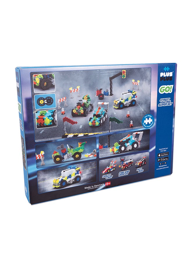 Plus-Plus Go! Creative Building Blcoks Street Racing Super Set-  900 Pcs  - Image 2