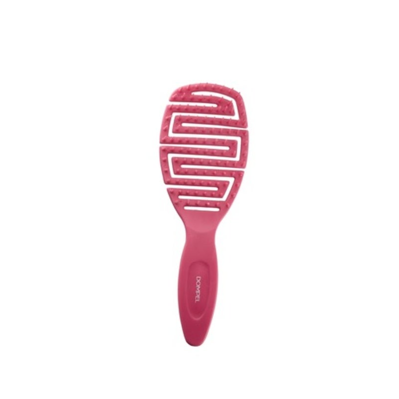 Dompel silicone brush all hair types - Pink